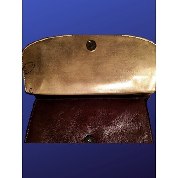 Naturalizer leather/Patent leather ostrich-Embossed large satchel handbag - Picture 11 of 12